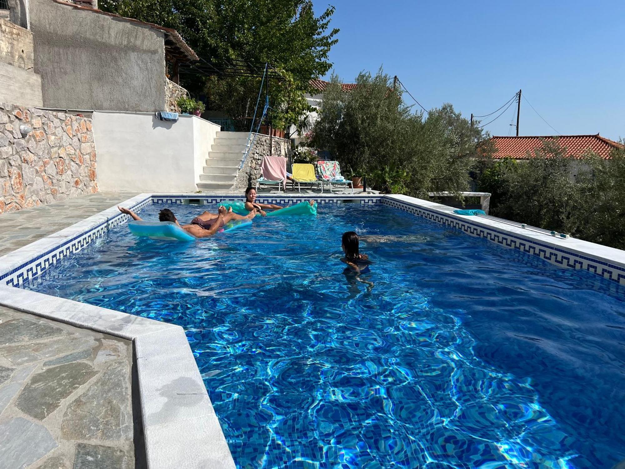 Maison Charme Avec Piscine Privee, Pres De La Mer A Sappounakeika, Tyros Sapounakeika ภายนอก รูปภาพ